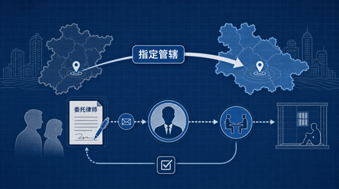 高级别领导落马后家属委托律师权利示意图